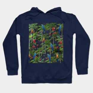 Macaw Hawaiian art Hoodie